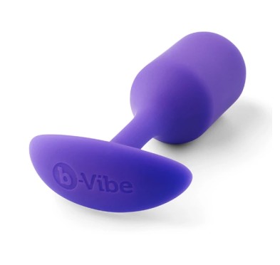 Plug analny - B-Vibe Snug Plug 2 Purple